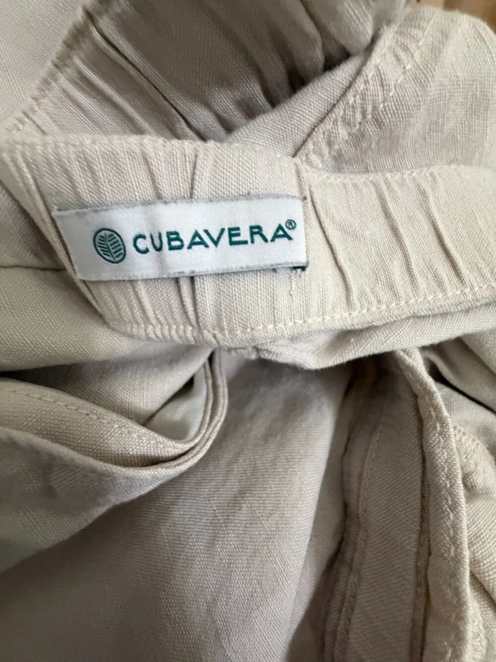 Men's Cubavera Light Khaki Linen Pants Size XXLx32